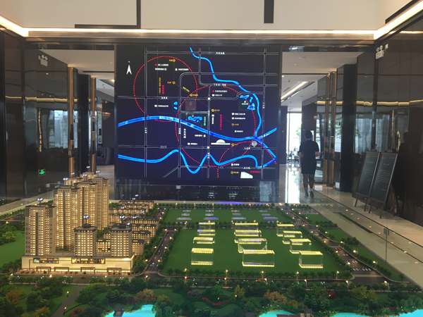 售楼处沙盘实景图