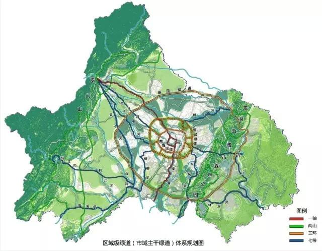 成都市建委刚刚发布的《成都市天府绿道规划建设方案》中,成都如同