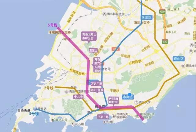 青岛地铁1--16号完整版站点及坐标!