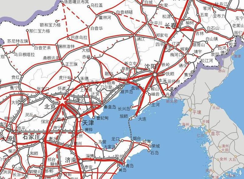 遗憾京沈客专走承德朝阳阜新在沈阳接入哈大客专,最后还是推翻了走