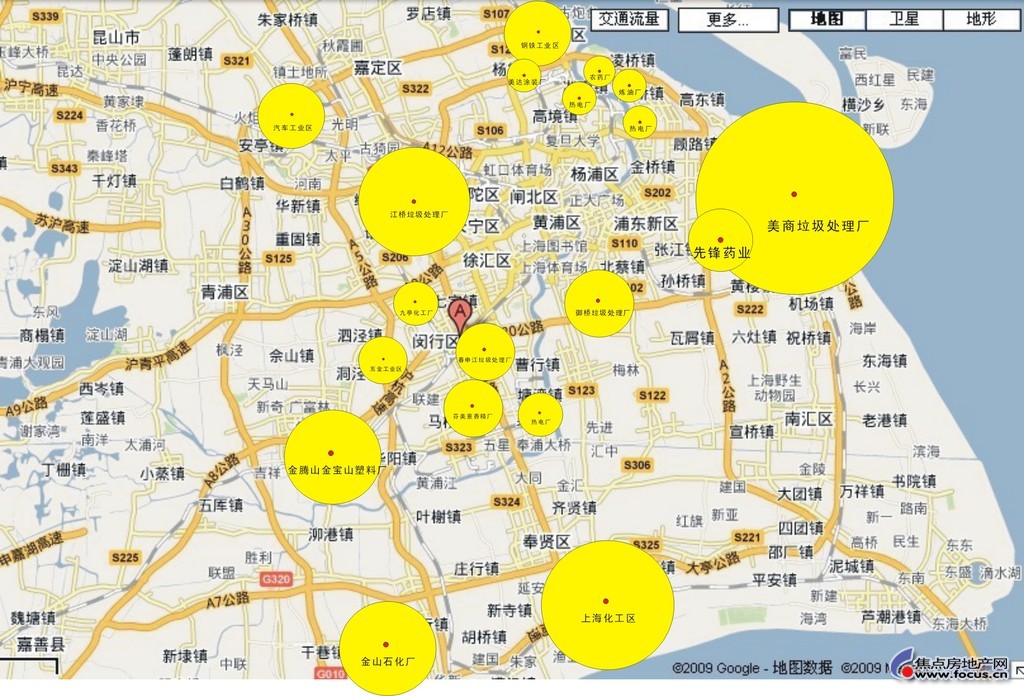 上海地图区域划分手绘