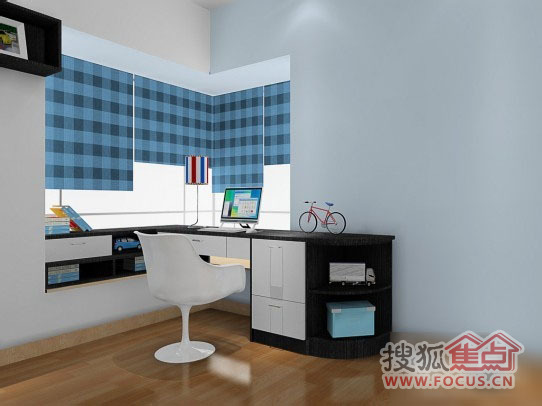 飘窗改造成梳妆台和书桌 b_74376106.jpg