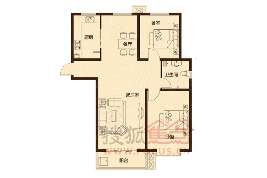 易水龙脉二居室c3#楼h_易水龙脉户型图-石家庄搜狐