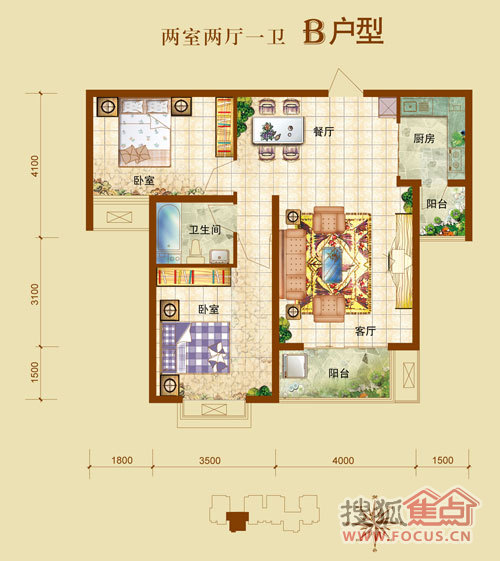 【龙华苑户型图-石家庄搜狐焦点网