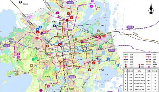 苏州轨道交通2015最新规划高清图 9号线都来了图片 136940 553x319