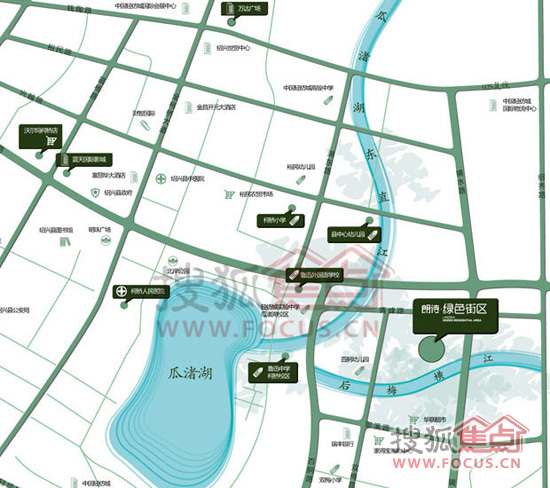 朗诗绿色街区交通图