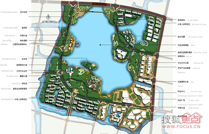 【规划公示】绍兴袍江新区两湖区域洋泾浜湖景观设计