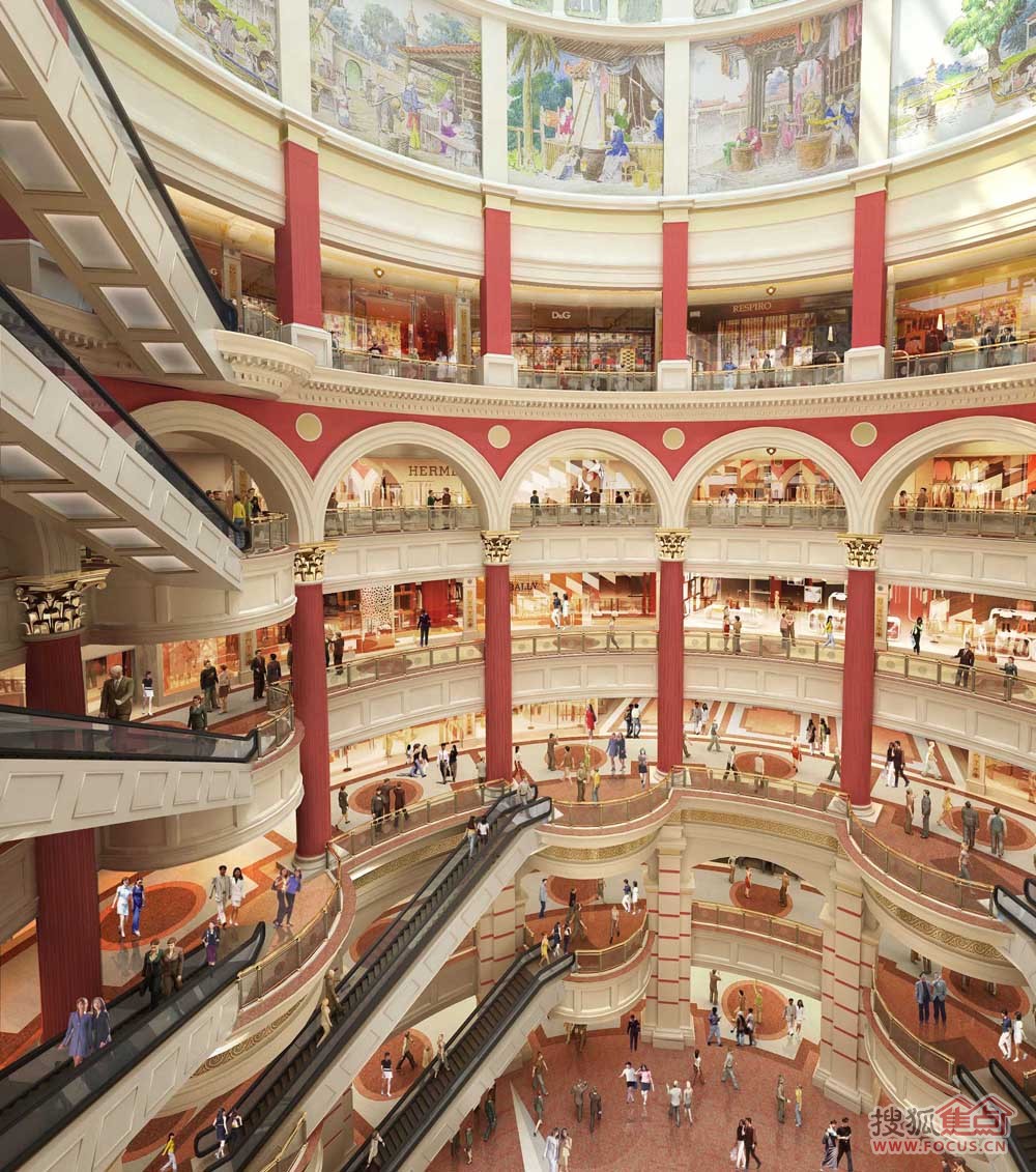 全球中心城区规模最大购物中心上海环球港昨开启