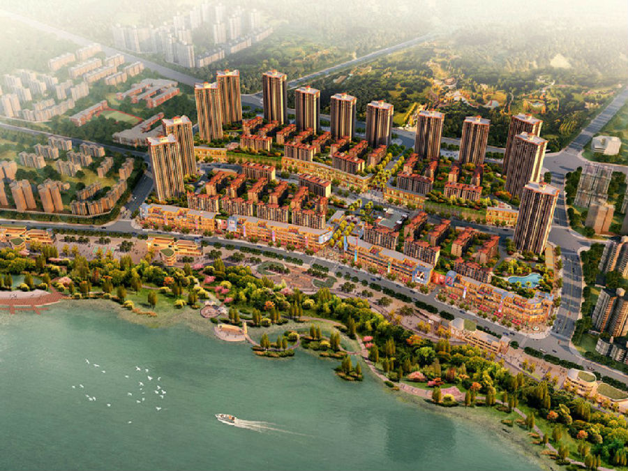 作为丰都重要增长级的龙河东,在规划进行城市扩容,拓展城市规模