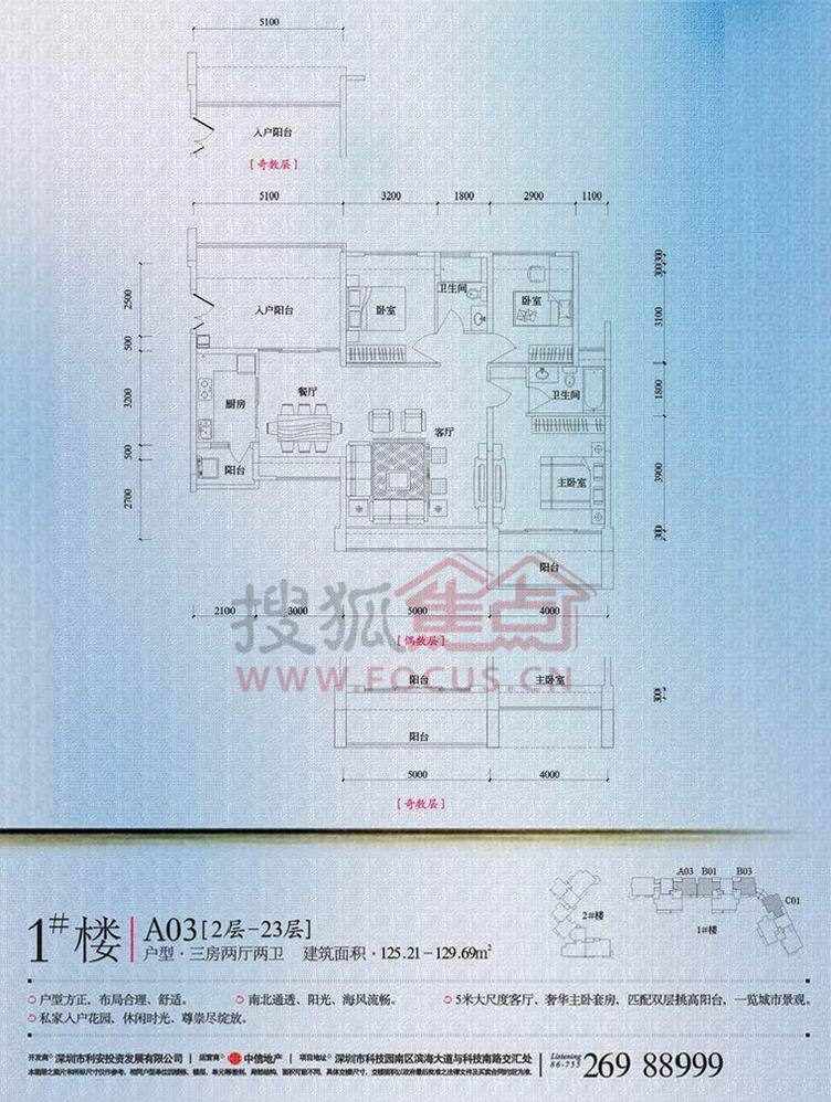 中信岸芷汀兰户型图