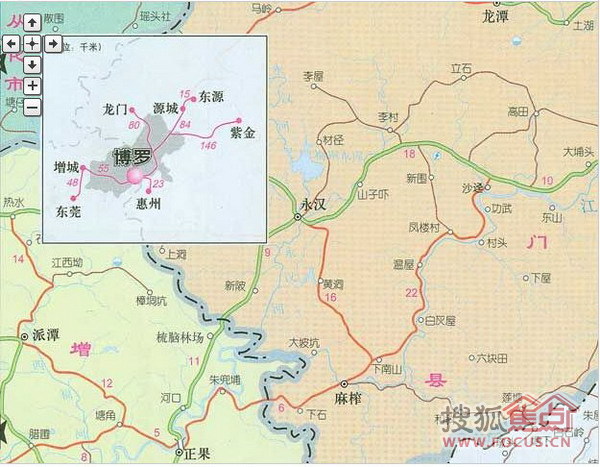 广东博罗县人口面积_广东地图(3)