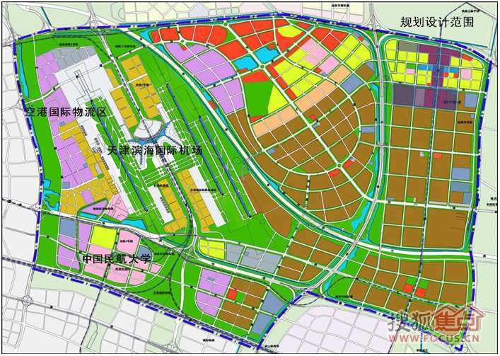 天津空港经济区_天津空港经济区鸟瞰.-新兴产业迅速发展壮大(3)