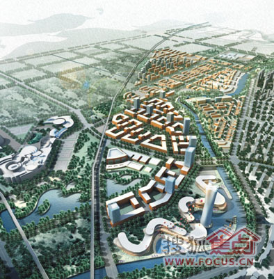 图:天津西青中北镇南运河两岸城市设计