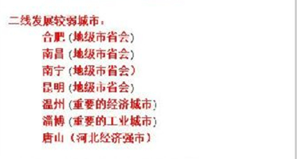 中国城市划分等级_中国收入等级划分(3)