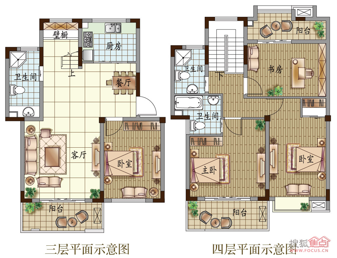 图片: 叠加别墅14#25#162.704平i2户型