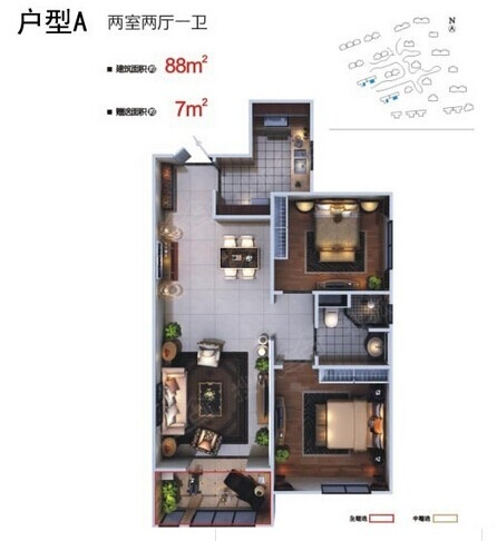 户型图-旺座城-海德堡park-西安搜狐焦点业主论坛