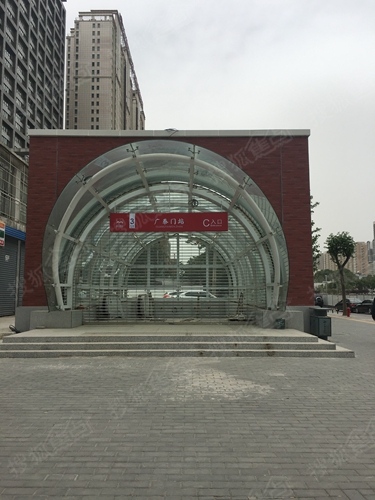 看图 地铁三号线广泰门站施工基本完成了