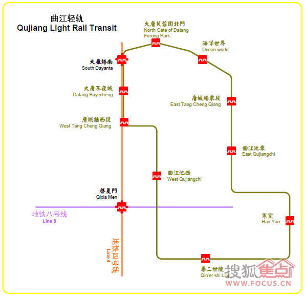 图:号外,西安地铁4号线因担心大雁塔下有地宫改线啦!