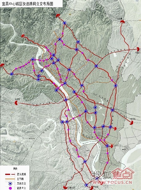 宜昌中心城区五年将建成8条快速路          从市规划局获悉,《宜昌市