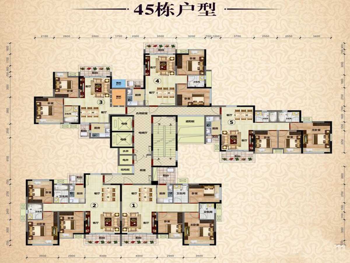 御景豪园-3室2厅2卫-107.75平米