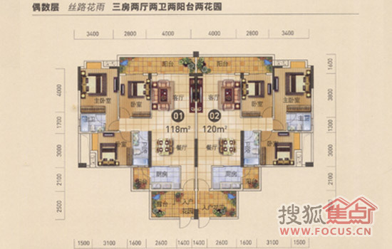 汇景园-汇景园户型图-0室0厅0卫