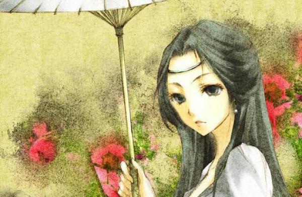 一组古代美女插画分享一组唯美古风插画图片分享图片