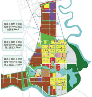 青岛上合示范区规划图图片