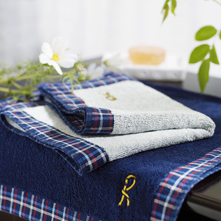 正品lovo 罗莱家纺出品 名典 绅士面巾组 毛巾