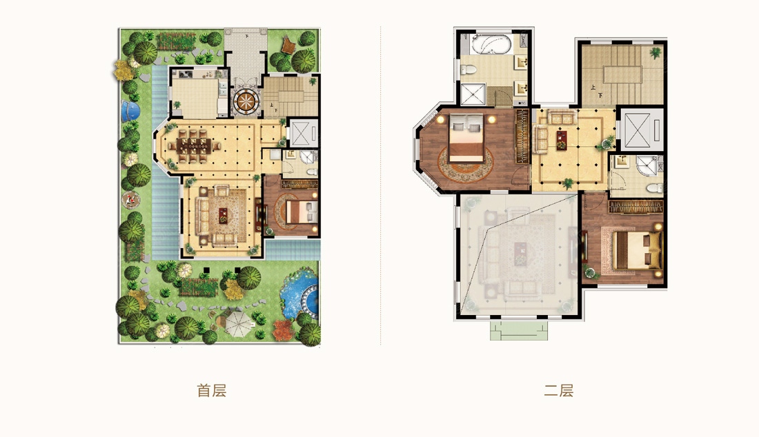 天恒乐墅七居室双拼c_天恒乐墅户型图-北京搜狐焦点网