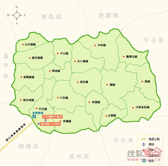 图:区域信息汇总帖之——新城顺义