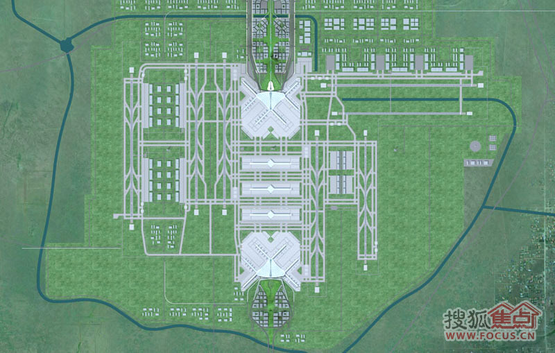 图:内部神作!北京第二机场规划图现世