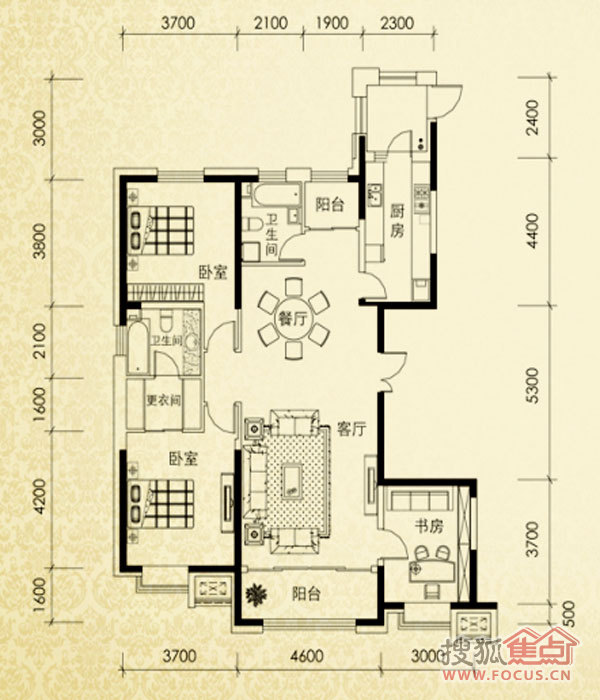 新沂恒盛新城户型图图片