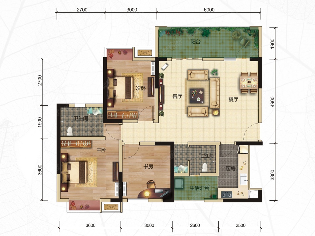 汇景新城三居室二期g2_汇景新城户型图-成都搜狐焦点网