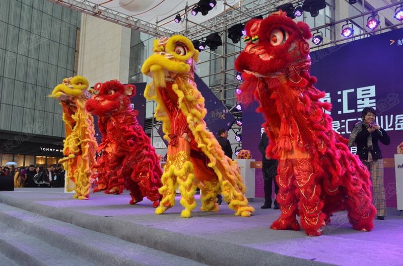 舞狮背面,舞狮,舞狮表演_大山谷图库