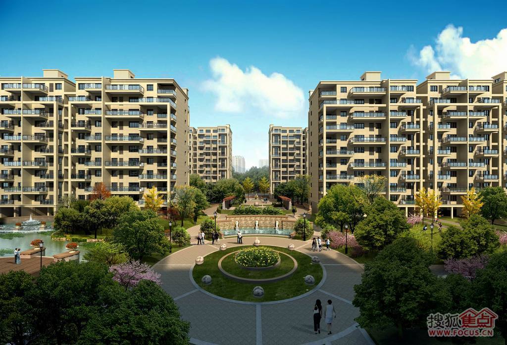 玉都枫景外观效果图