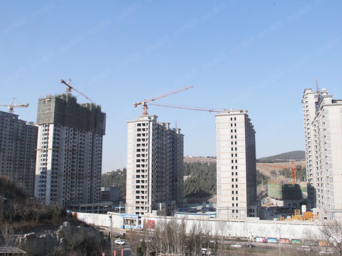 绿地海珀天沅一期楼栋施工进度图(2017.03)-济南搜狐焦点网