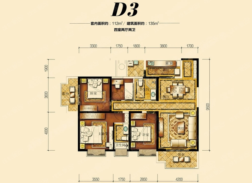 俊发盛唐城户型图片