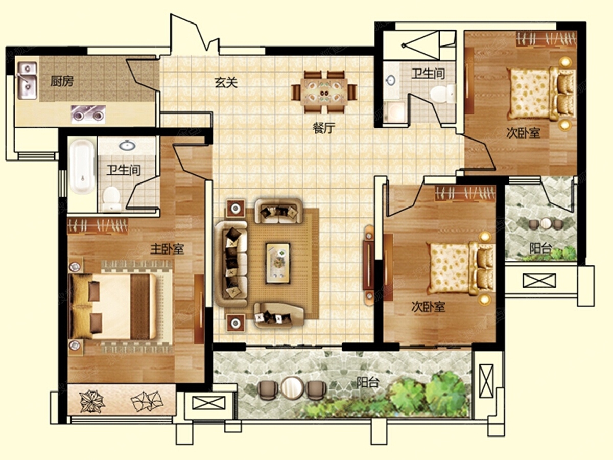 汝州建业公园里户型图图片