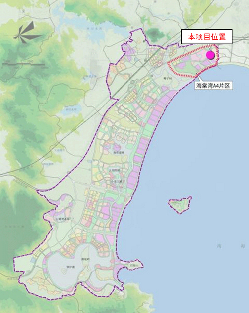 海棠湾南田片区地图图片