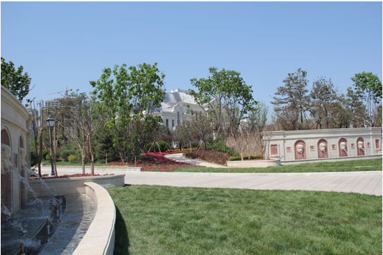 浮来春公馆日照至今唯一的一片法式花园