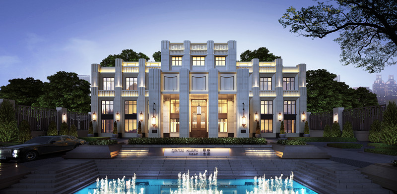 融入了现代建筑元素,配合酒店式服务体验,中海琴台华府,一座新的城市