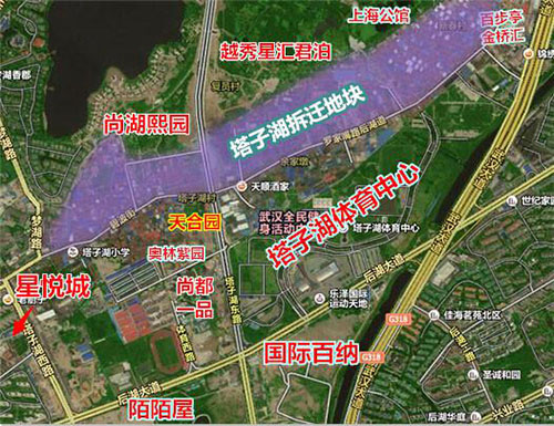 武汉塔子湖新规划图片
