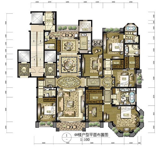 等閒不入此門揭秘銘威瓏珺豪宅高大上戶型