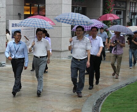 福建建瓯市政府考察团参观无为碧桂园61翡翠湾