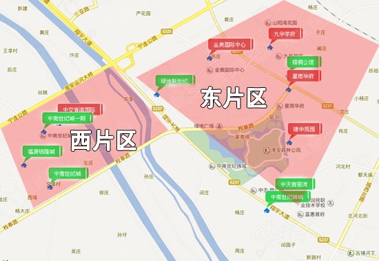 淮安生态新城地图图片