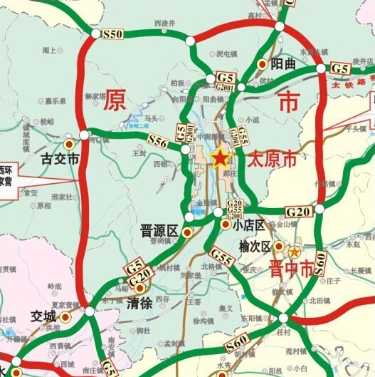太原二环高速规划公示及规划图