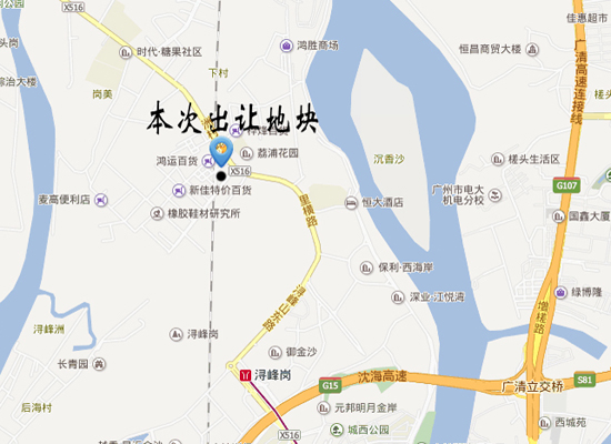 广佛核心区6200万出让1宗商服地 临浔峰岗地铁站