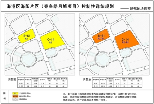 秦皇皓月城详细规划图图片