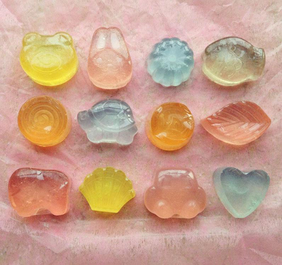 执子之手温暖一生相约温馨周末水晶香皂diy