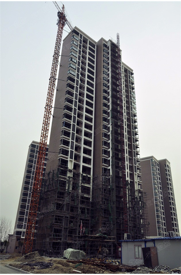 融辉城12月中旬工程进度